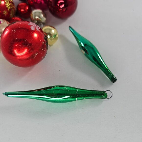 Vintage Christmas Ornament Mixed Lot Rauch Poland Germany Shiny Brite - Picture 7 of 12